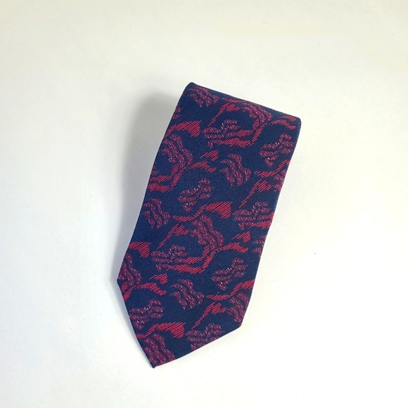 BUGATTI Men's Abstract Print Neck Tie - Picture 2 of 4